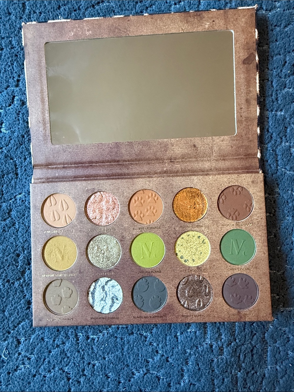 Nomad Green & Gold 15-Color Eyeshadow Palette